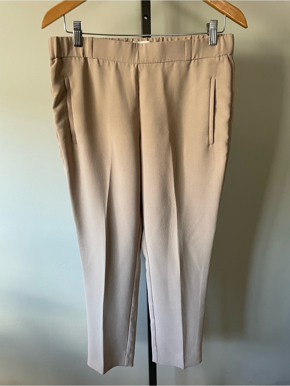Wilfred Darontal Trouser Dress Pant Pull On Nude Size 6 Small